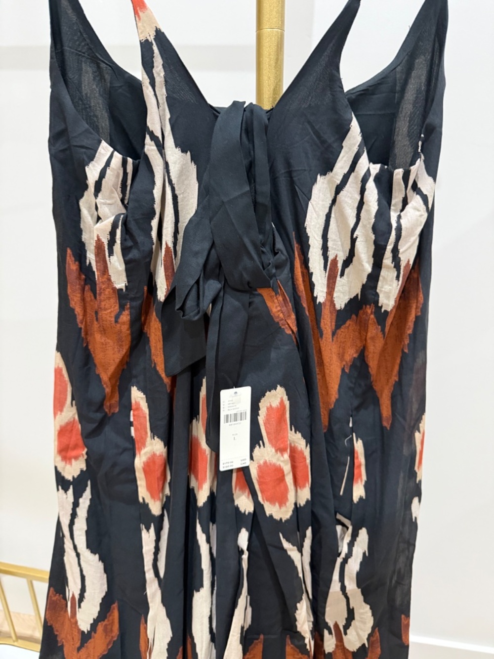 Anthropologie maxi sundress with bow detail in back - Picture 3 of 4